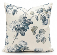 Sussex Hydrangea Pillow Cover in Slate/Blue, Thibaut Pillows
