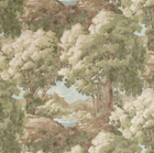 Woodland Clearing Pillow Cover in Green, Thibaut Pillows