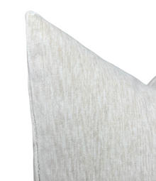 Ready to Ship, 20x20, Riff Velvet Pillow Cover in Oyster