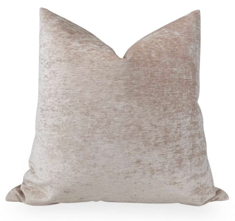Antique Rose Velvet Pillow Cover