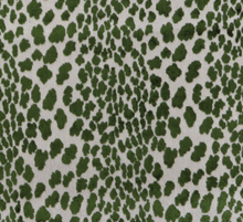 Spotted Velvet Pillow Cover in Emerald Green