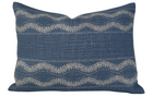 Zanzibar Pillow Cover in Indigo, Peter Dunham Textiles