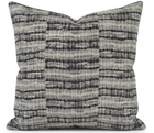 Thalassa Pillow Cover in Charcoal 05, Zak + Fox Textiles