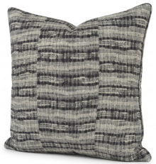 Thalassa Pillow Cover in Charcoal 05, Zak + Fox Textiles