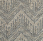 Mali Chevron Woven Pillow Cover in Slate