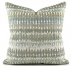 Mosaic Weave Pillow Cover in Seaglass, Indoor Outdoor Pillow