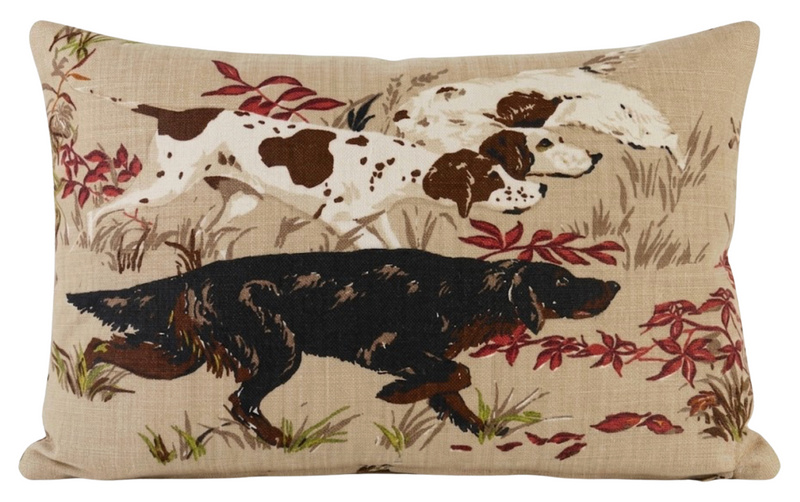 Ready to Ship, 12x18, Pointers Pillow Cover in Tan Brown