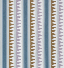 Lomita Striped Pillow Cover in Lavender and Blue, Thibaut Pillows