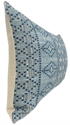 Souk Woven Pillow Cover in Blue, Peter Dunham Textiles