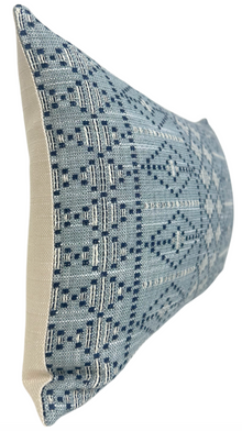 Souk Woven Pillow Cover in Blue, Peter Dunham Textiles