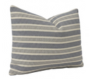 Amida Woven Pillow Cover in Indigo Natural, Peter Dunham Textiles