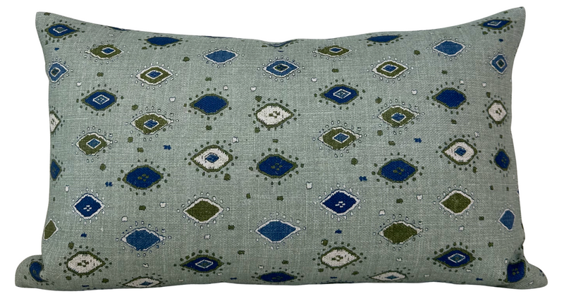 Oona Pillow Cover in Ocean Indigo, Peter Dunham Textiles