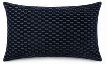 Marlow Cut Velvet Pillow Cover in Midnight