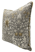 Snakeshead Pillow Cover in Grey Gold
