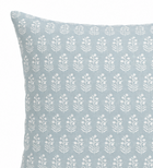Chloe spa blue pillow cover, alternate view