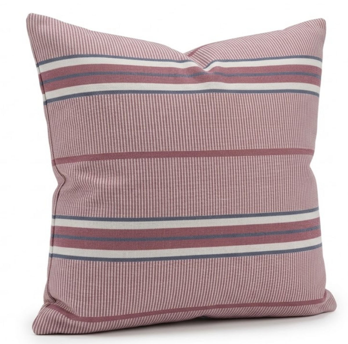 Mayan berry stripe pillow cover detail