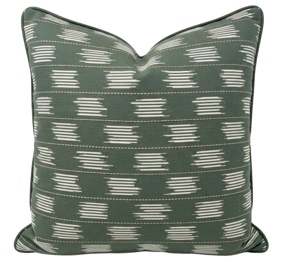 Willow Way woven pillow cover in Blue Spruce, Perennials Textiles, front view