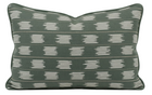 Willow Way woven indoor outdoor pillow cover in Blue Spruce, Perennials Textiles, photo 2