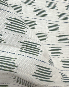 Willow Way woven indoor outdoor pillow cover in Spruce, Perennials Textiles, photo 5