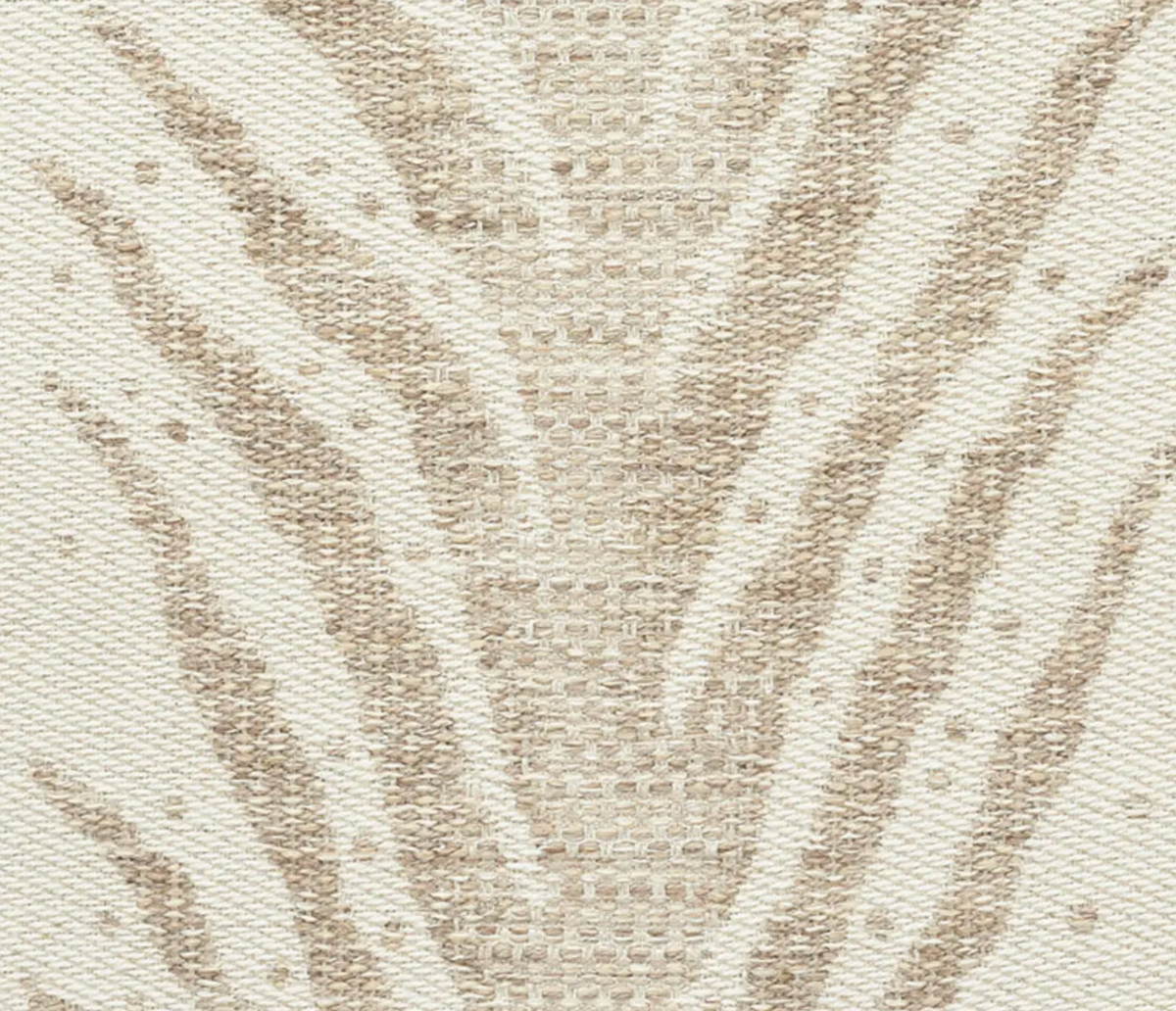 Creeping Fern Woven Pillow Cover in Dune, close-up of weave