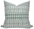 Souk Pillow Cover in Green, Peter Dunham Textiles