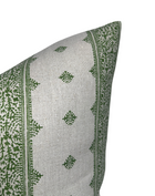 Fez Pillow Cover in Green, Peter Dunham Textiles