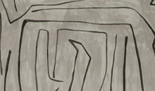 Graffito Pillow Cover in Graphite, Kelly Wearstler Textiles