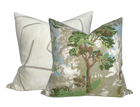 Graffito Pillow Cover in Parchment, Kelly Wearstler Textiles