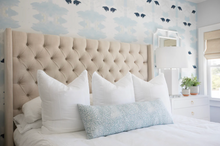 Speckled Pillow Cover in Cloud Blue