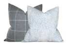 Speckled Pillow Cover in Cloud Blue