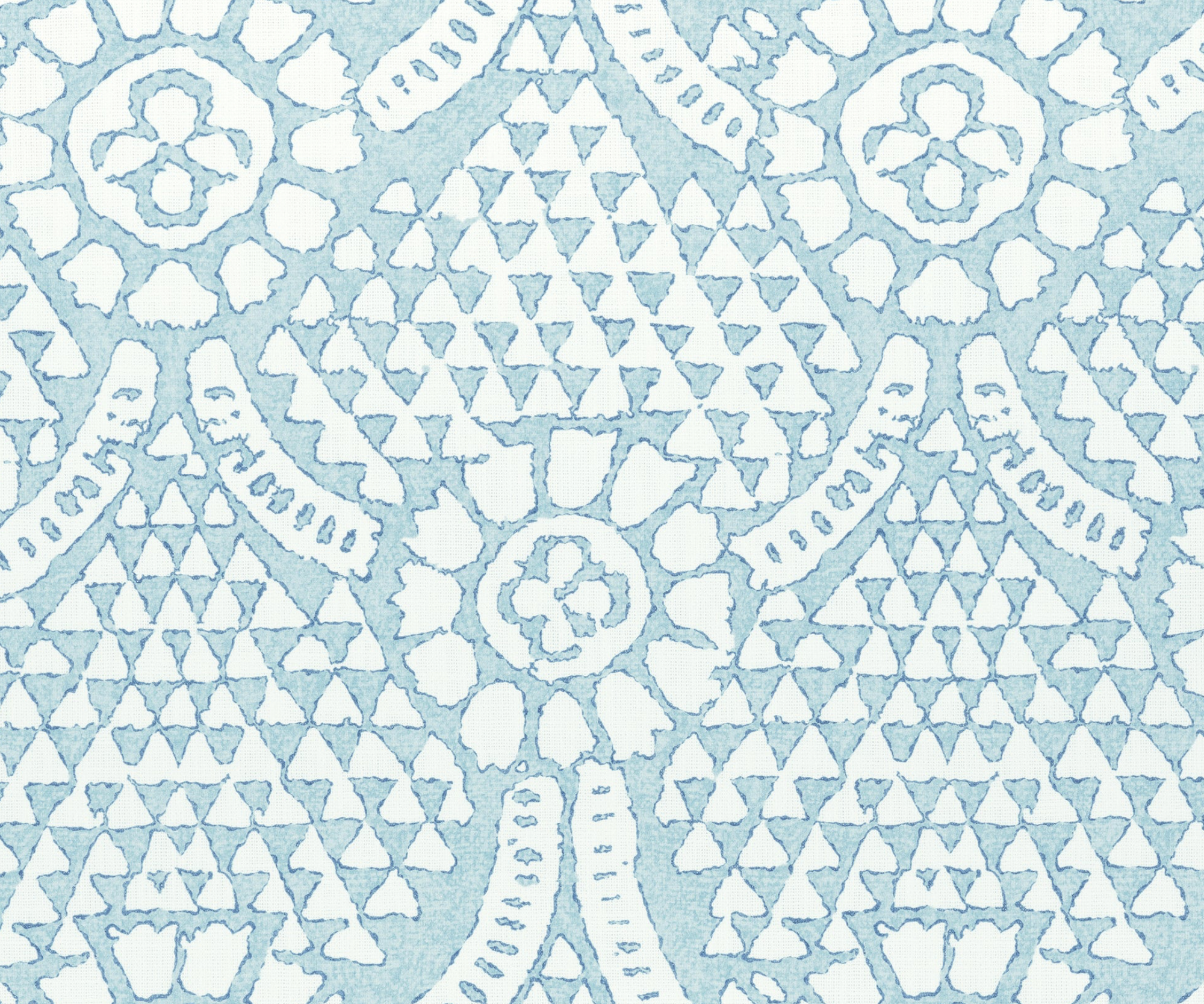 Chamomile Pillow Cover in Spa Blue