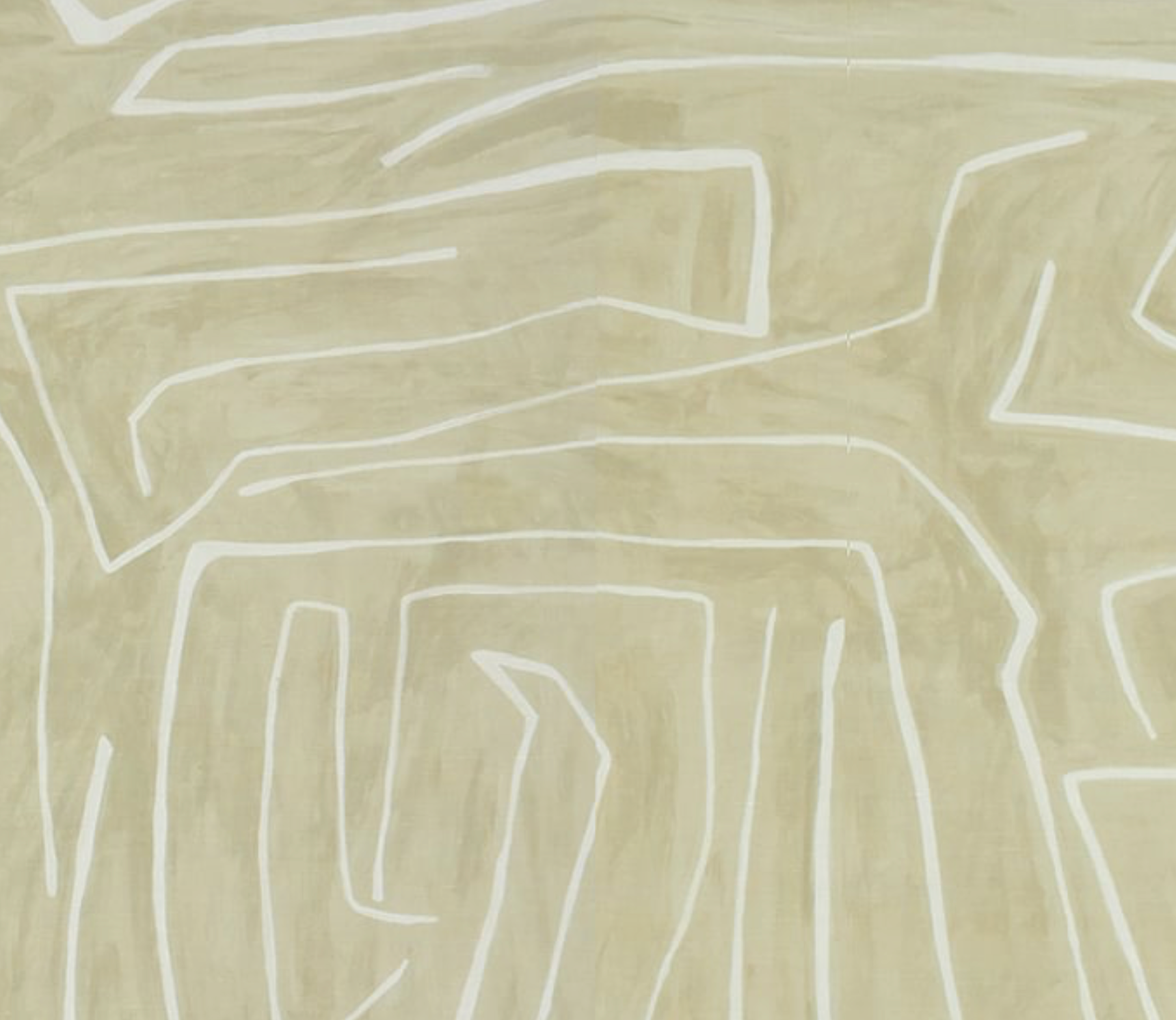 Kelly Wearstler Graffito Pillow Cover in Beige Ivory