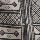 Masai Pillow Cover in Charcoal on Natural, Peter Dunham Textiles