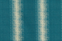 Ikat Pillow Cover in Peacock, Peter Dunham Textiles