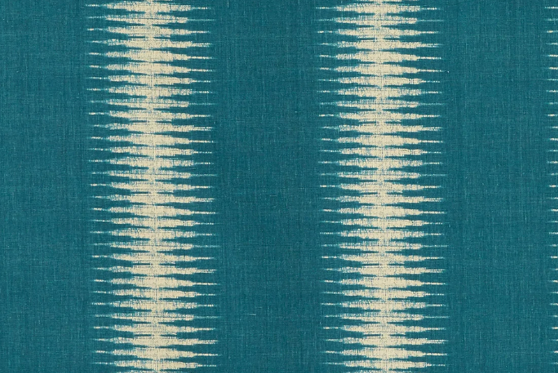 Ikat Pillow Cover in Peacock, Peter Dunham Textiles