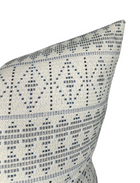 Souk Pillow Cover in Onyx Indigo, Indoor Outdoor Pillows, Peter Dunham Textiles