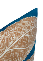 Lacinato Pillow Cover in Ochre + Mineral