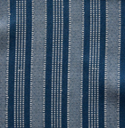 Amida Pillow Cover in White on Indigo, Peter Dunham Textiles