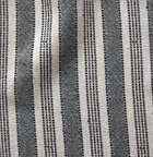 Amida Pillow Cover in Charcoal on Natural, Peter Dunham Textiles