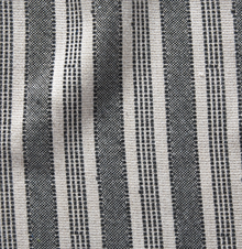 Amida Pillow Cover in Charcoal on Natural, Peter Dunham Textiles