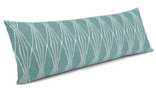 Handcut Shapes Pillow Cover in Rain Blue
