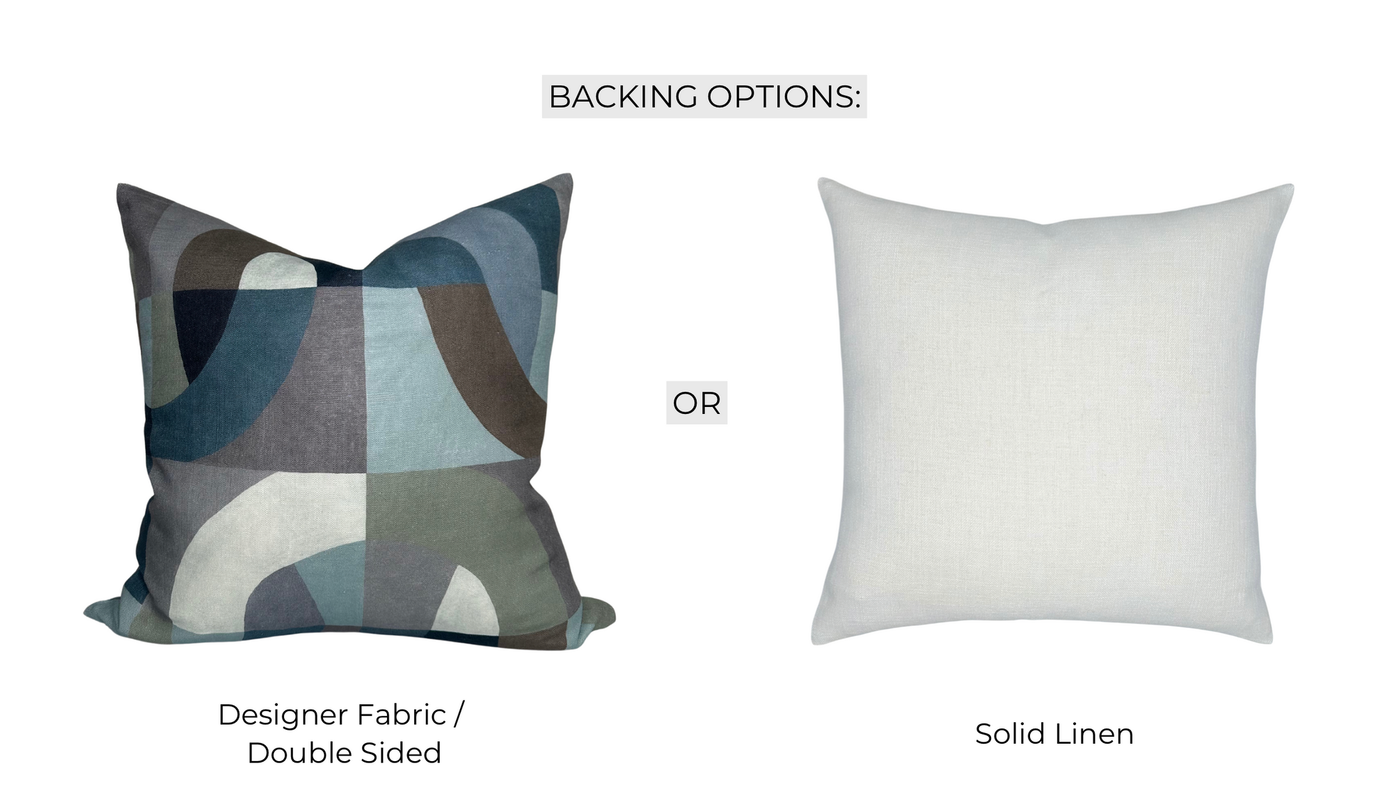 Colonnade Pillow Cover in Indigo, Kelly Wearstler Textiles