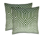 Vanderbilt Pillow Cover in Lettuce Green, Schumacher Textiles