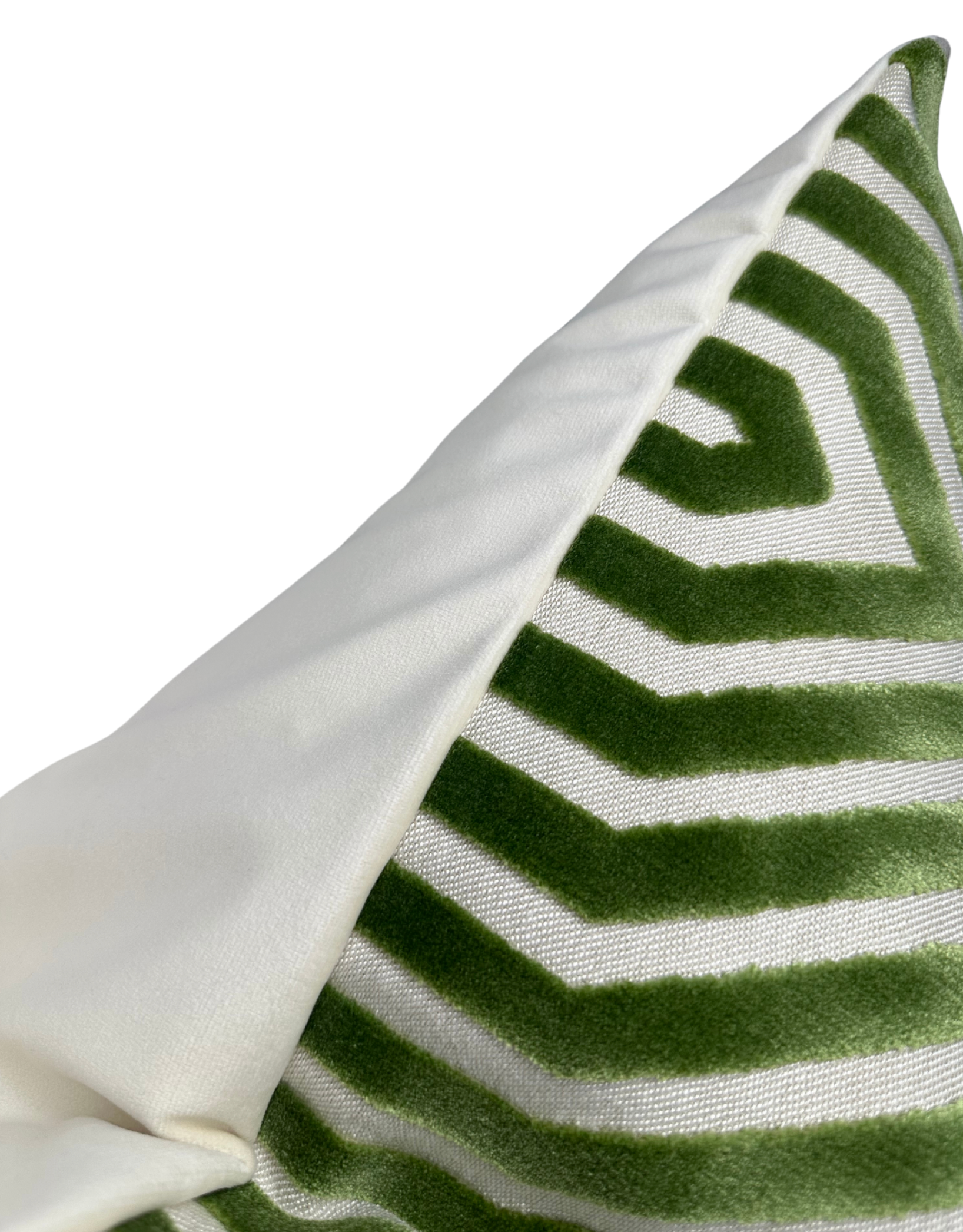Vanderbilt Pillow Cover in Lettuce Green, Schumacher Textiles