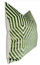 Vanderbilt Pillow Cover in Lettuce Green, Schumacher Textiles