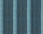 Mediterranean Stripe Pillow Cover in Indigo, McLaurin + Piercy Textiles