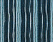 Mediterranean Stripe Pillow Cover in Indigo, McLaurin + Piercy Textiles