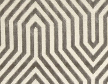 Vanderbilt Pillow Cover in Dove Grey, Schumacher Textiles