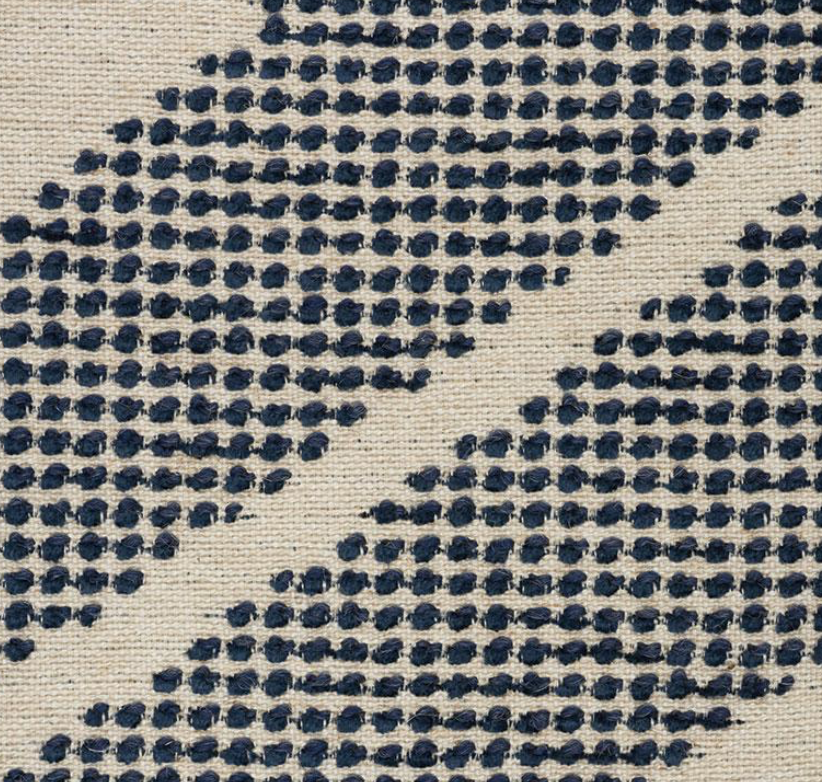 Sierra Pillow Cover in Indigo Blue, Schumacher Textiles