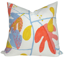 Matisse Floral Pillow Cover in Coral, Thibaut Pillows